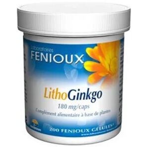 FENIOUX Litho Ginkgo 180mg 200caps