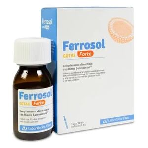 FERROSOL Gotas Forte 30ml + Sobre 2,5g