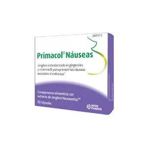 PRIMACOL Naúseas 30caps