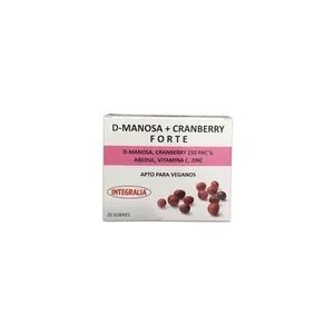 INTEGRALIA D-Manosa+Cranberry Forte Abedul Vit C Zinc 20 Sobres