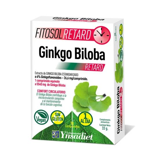 Fitosol Retard Ginkgo Biloba Retard 30comp