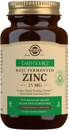 Solgar Earth Source Koji Zinc 25mg 30vcaps