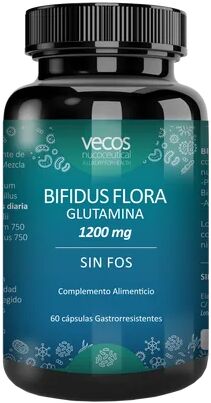 Vecos Nucoceutical s Probióticos Liofilizados con Glutamina 60caps