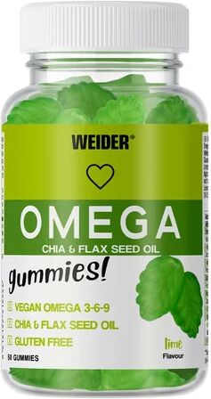 Weider Energy Boost Gummies Omega 50uds