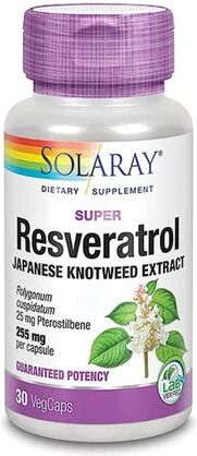 SOLARAY Super Resveratrol 250mg 30cáps