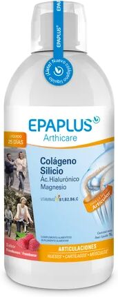 Epaplus Arthicare Colágeno Líquido + Silicio + Ácido Hialurónico + Magnesio Frambuesa 1L