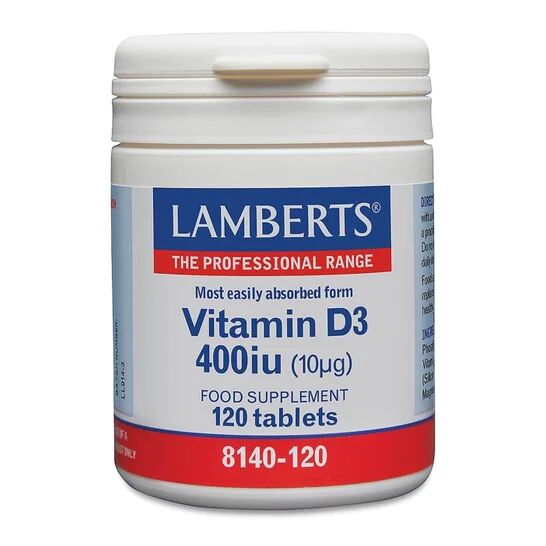 Lamberts Vit D3 400 Iu 120 Comp