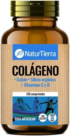 NaturTierra Colágeno Con Magnesio 180 Comprimidos