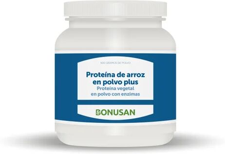 Bonusan Proteina de Arroz Plus Polvo Vainilla 500g