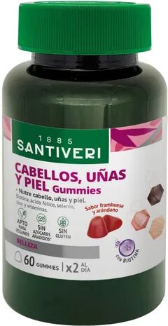 Santiveri Cabellos Uñas Piel Gummies 60uds