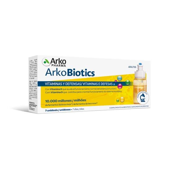 Arkopharma Arkobiotics Vitaminas y Defensas Adultos 7uds