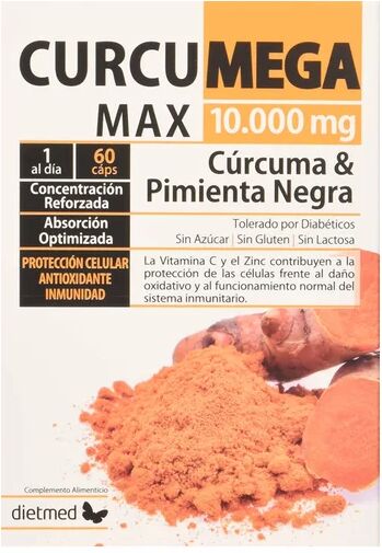 DietMed Curcumega Max 10.000 mg 60caps