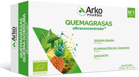 Arkopharma Arkofluido Quemagrasas Ultraconcentrado 20 ampollas