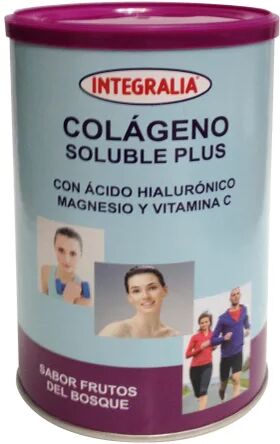 INTEGRALIA Colágeno Soluble Plus hialurónico magnesio sabor frutas del bosque 360g