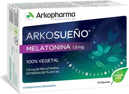 Arkopharma Arkosueño Melatonina 1,9mg 15caps