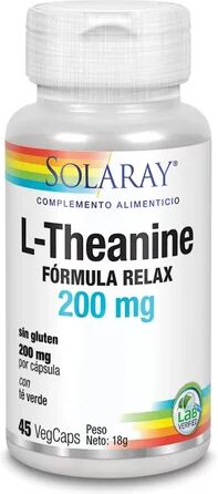 SOLARAY L-theanine 200mg 45cáps