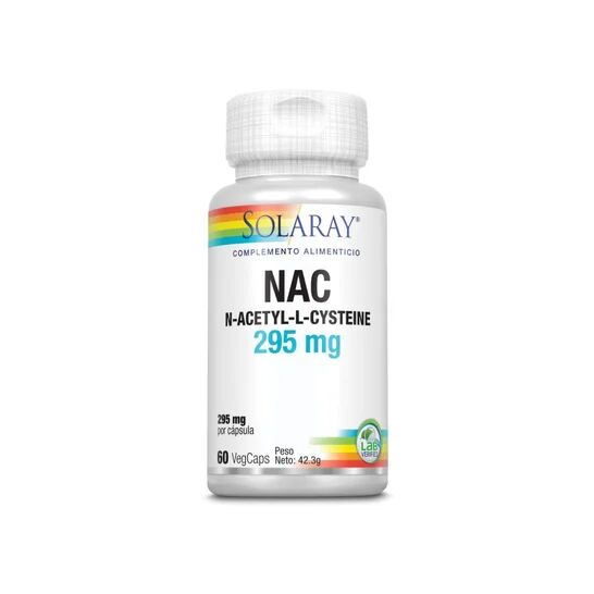 SOLARAY NAC N-Acetyl-L-Cysteine 295mg 60caps