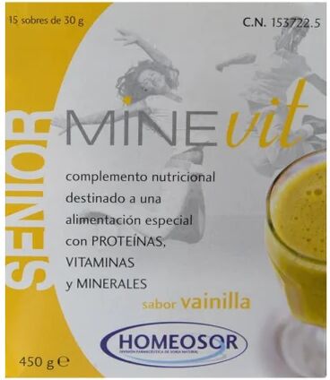 Soria Natural Minevit Senior 30 G 15 Sobres Vainilla