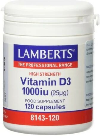 Lamberts Vit D3 1000 Iu 120 Cap