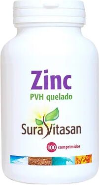 Sura Vitasan Zinc PVH Quelado 100 Cápsulas