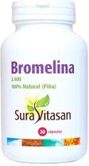 Sura Vitasan Bromelina 2.400 500mg 30 Cápsulas