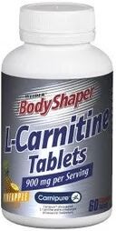 Weider Body Shaper L-Carnitine masticables sabor Piña 60tabletas