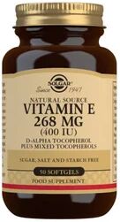 Solgar Vitamina E 400UI 268mg 50 perlas