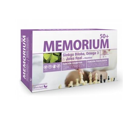 DietMed Memorium 50+ 30 Ampollas