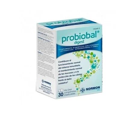 Normon Probiobal Digest 30 Comprimidos Masticables