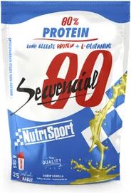 Nutrisport Secuencial 80 Protein Sabor Vainilla 500g