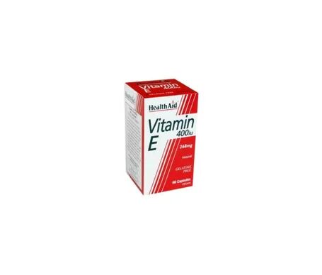 HealthAid Vitamina E Natural 400 I.U. 60caps