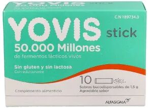 DIETETICA ADULT Yovis Stick 10 Sobres Bucodispersables