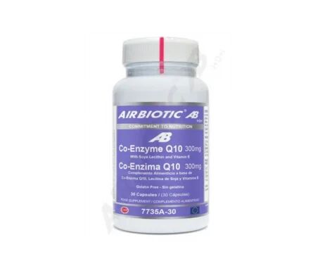 DIETETICA ADULT Airbiotic Coenzima Q10 300 Mg 30 Capsulas