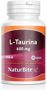 Naturbite L-Taurina 600mg 60caps