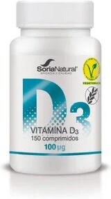 Soria Natural Vitamina D3 250mg Vegan 150comp