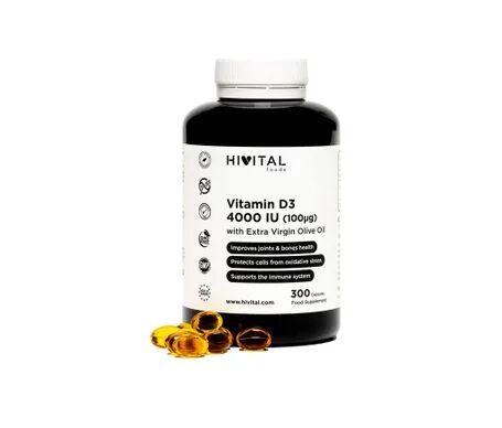 Hivital Vitamina D3 4000 UI 300 perlas