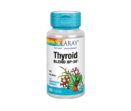 SOLARAY Thyroid Blend Kelp 500mg 100 Cáps