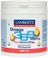 Lamberts Omega 3, 6, 9+ Vitamina D3 120caps