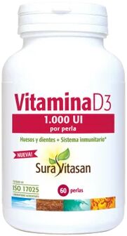 Sura Vitasan Vitamina D3 1.000Ui 120 Perlas