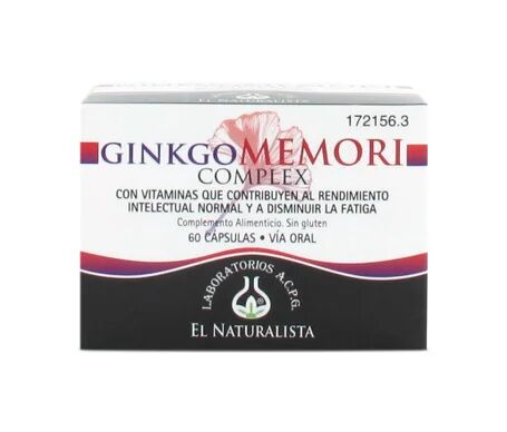 El Naturalista Ginkgo Memori Complex 60cáps