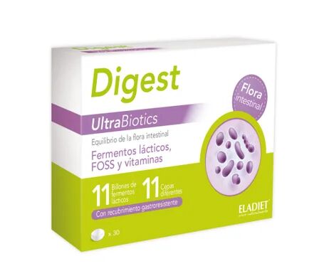 ELADIET Digest Ultraprobiotic 30 comprimidos (600mg)