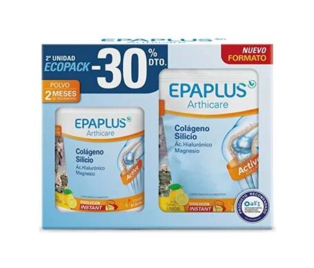 Epaplus Pack Colágeno Polvo DoyPack Limón 334g x 2uds