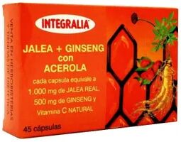 INTEGRALIA Jalea Real + Ginseng + Acerola 45 cápsulas