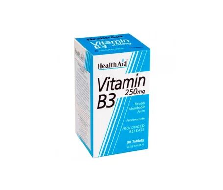 HealthAid Vitamina B3 (Niacinamida) 250mg 90comp