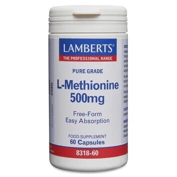 Lamberts L-metionina 500mg 60 Caps