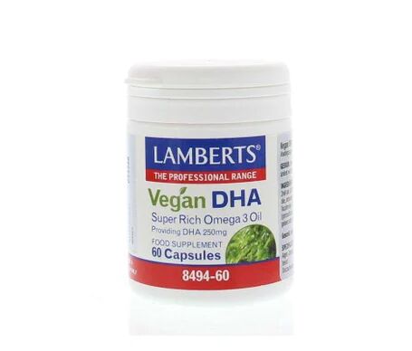 Lamberts DHA vegano 60 cápsulas de 250mg