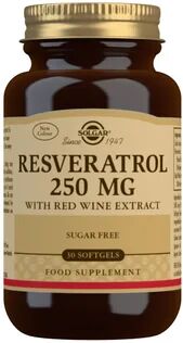 Solgar Resveratrol 250mg con Extracto de Vino Tinto 30caps