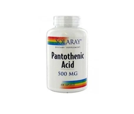 SOLARAY Pantothenic Acid 500mg 100cáps