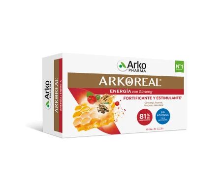 Arkopharma Arkoreal Jalea Real Ginseng Sin Azúcar 20ampollas