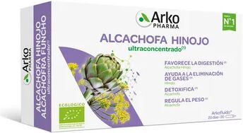 Arkopharma Arkofluido Alcachofa - Hinojo Ultraconcentrado 20ampollas